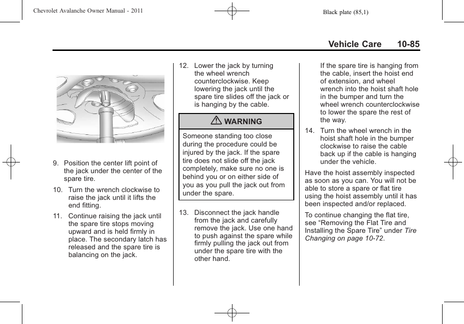 CHEVROLET 2011 Avalanche User Manual | Page 441 / 508