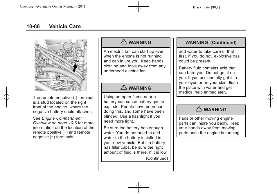 CHEVROLET 2011 Avalanche User Manual | Page 444 / 508