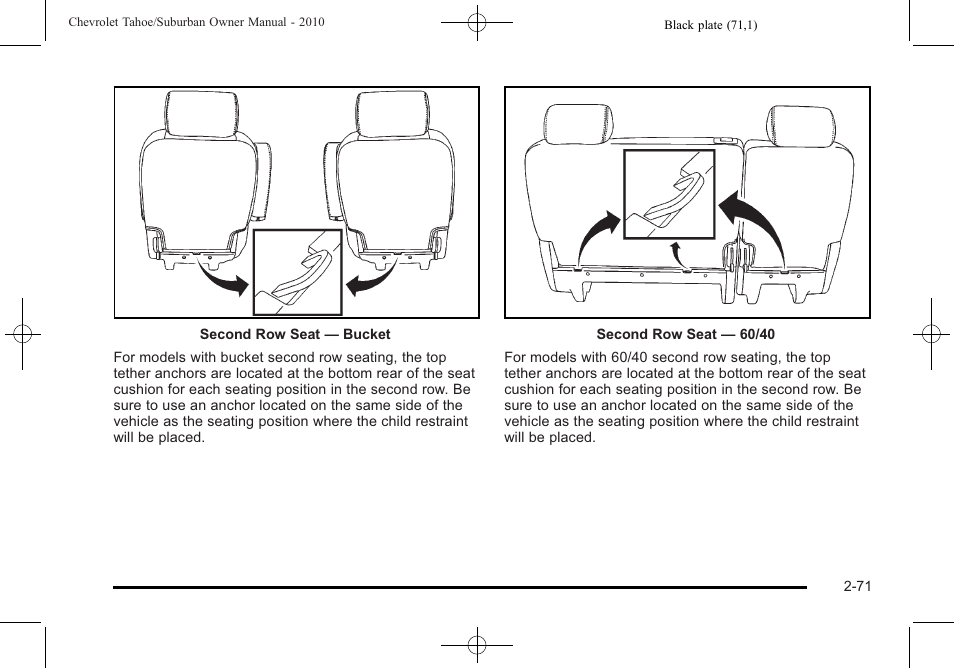 CHEVROLET 2010 Suburban User Manual | Page 109 / 614