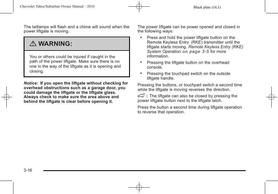 Warning | CHEVROLET 2010 Suburban User Manual | Page 156 / 614