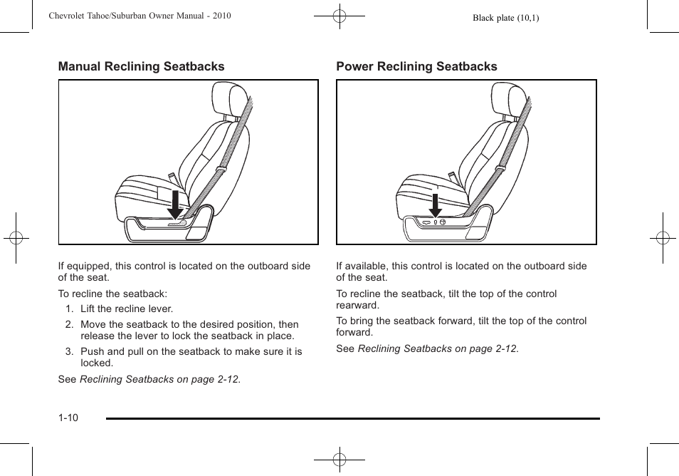 CHEVROLET 2010 Suburban User Manual | Page 16 / 614