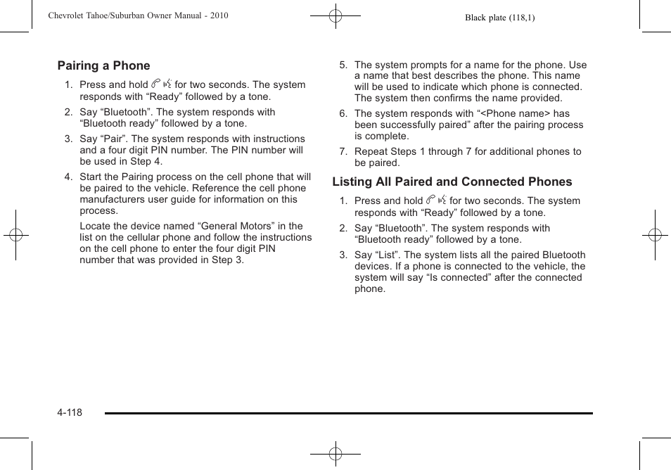 CHEVROLET 2010 Suburban User Manual | Page 338 / 614