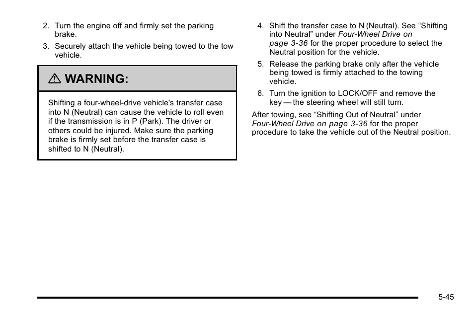 Warning | CHEVROLET 2010 Silverado User Manual | Page 413 / 626