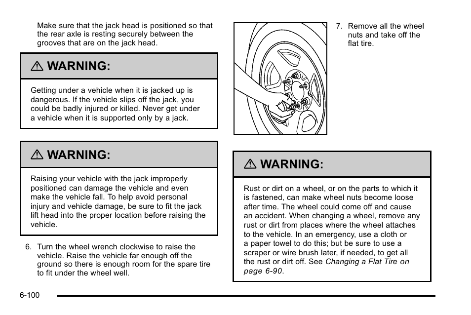 Warning | CHEVROLET 2010 Silverado User Manual | Page 544 / 626