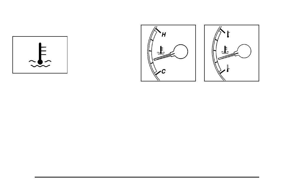 Engine coolant temperature warning light, Engine coolant temperature gage | CHEVROLET 2010 Impala User Manual | Page 180 / 422