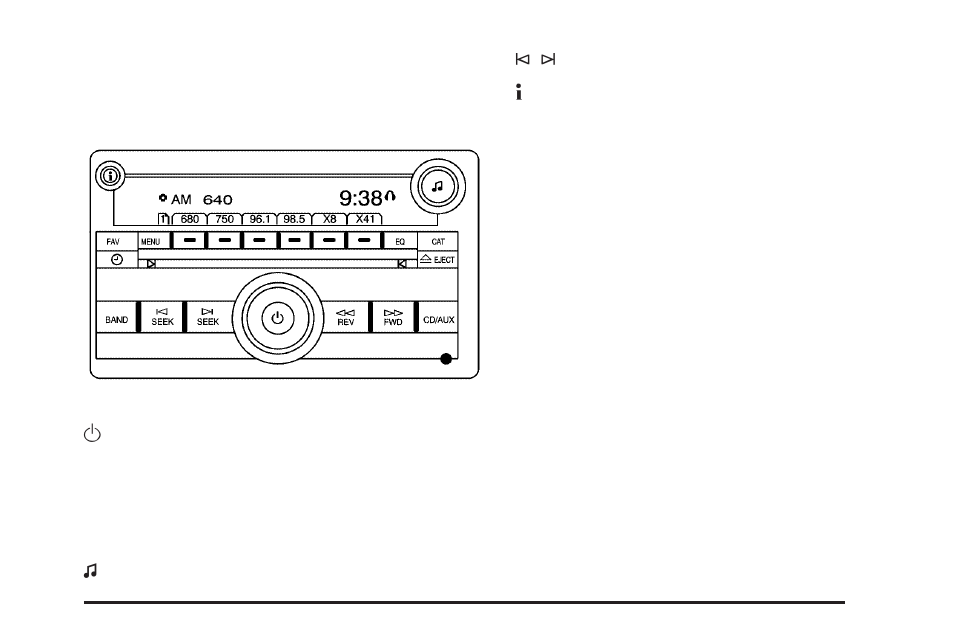 Vehicle features, Radio(s), Vehicle features -15 | Radio(s) -15 | CHEVROLET 2010 Impala User Manual | Page 21 / 422