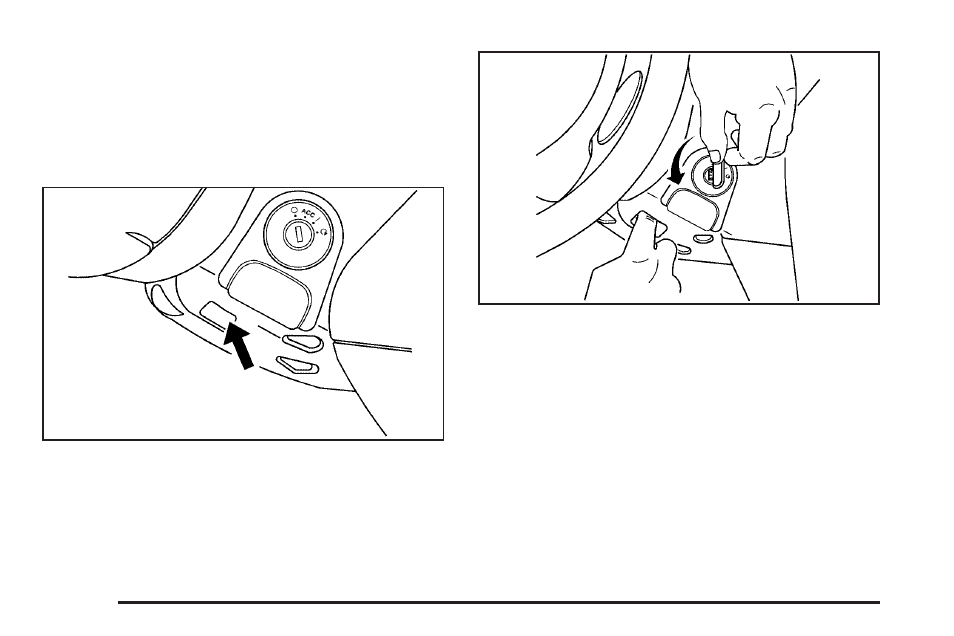 Column lock release | CHEVROLET 2010 HHR User Manual | Page 132 / 464