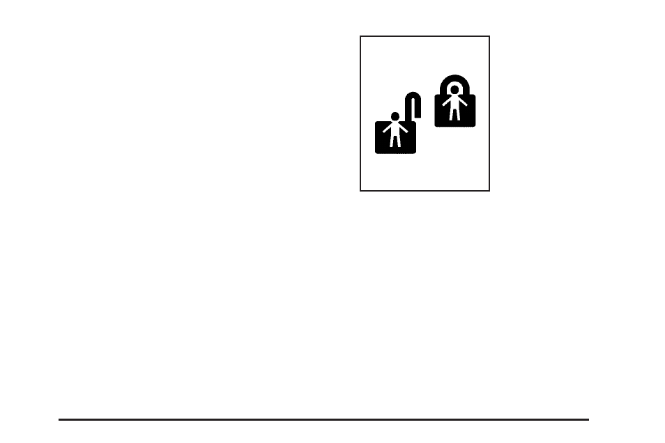 Automatic door lock, Automatic door unlock, Rear door security locks | CHEVROLET 2010 Express User Manual | Page 117 / 440