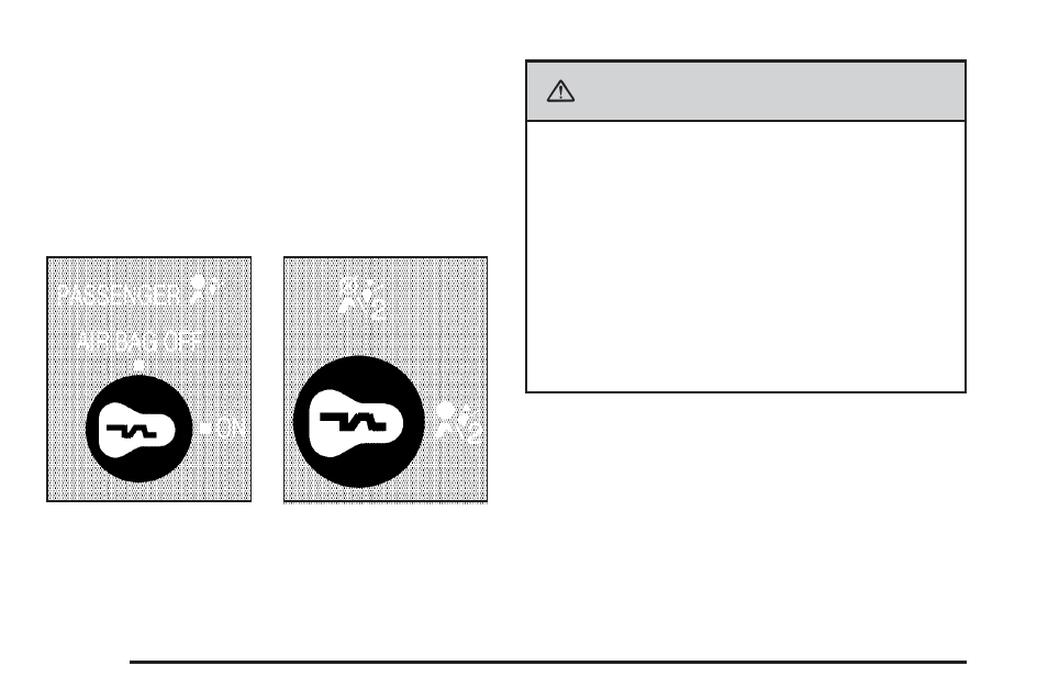 Airbag off light, Airbag off light -24, Warning | CHEVROLET 2010 Express User Manual | Page 174 / 440