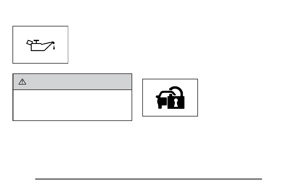 Oil pressure light, Security light, Oil pressure light -34 | Security light -34, Warning | CHEVROLET 2010 Express User Manual | Page 184 / 440