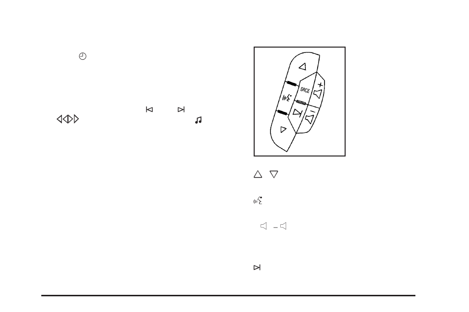 Portable audio devices, Steering wheel controls, Setting the clock | CHEVROLET 2010 Express User Manual | Page 21 / 440
