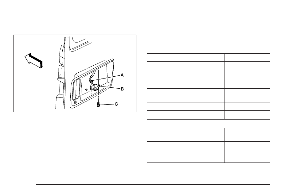 License plate lamp, Replacement bulbs, License plate lamp -58 replacement bulbs -58 | CHEVROLET 2010 Express User Manual | Page 328 / 440