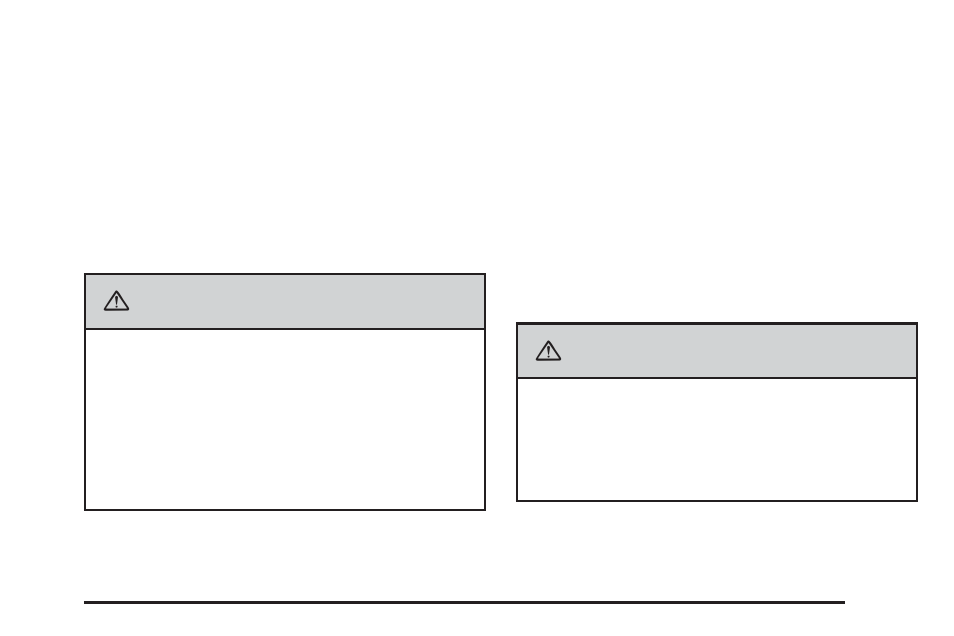 Warning | CHEVROLET 2010 Express User Manual | Page 353 / 440