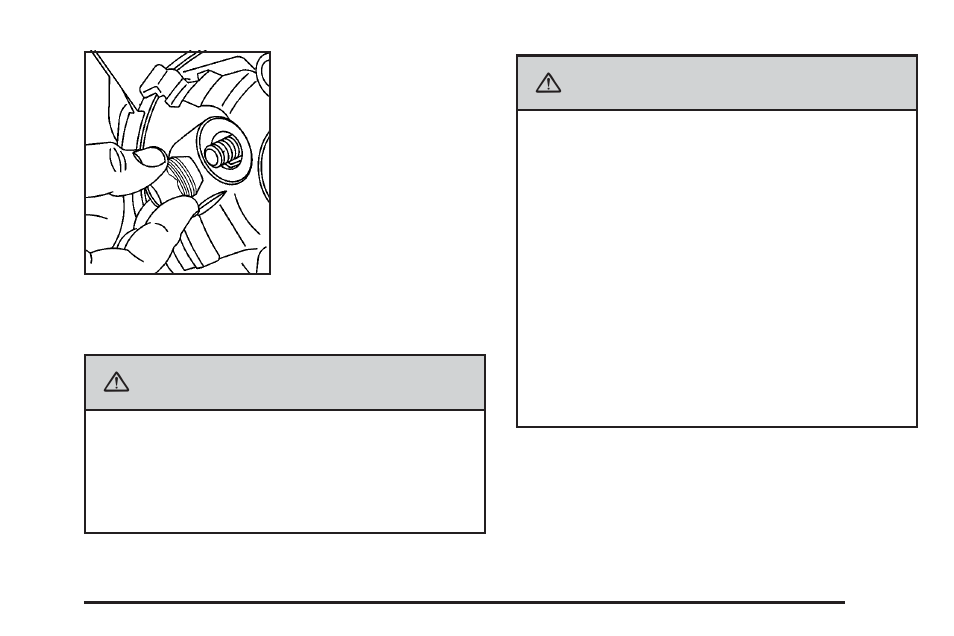 Warning | CHEVROLET 2010 Express User Manual | Page 365 / 440