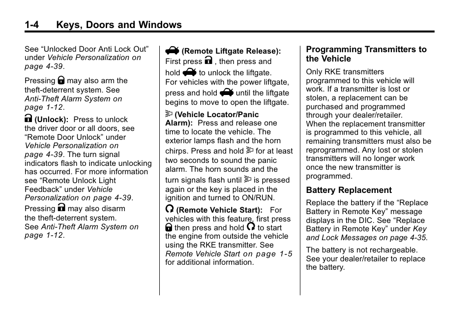 CHEVROLET 2010 Equinox User Manual | Page 10 / 410
