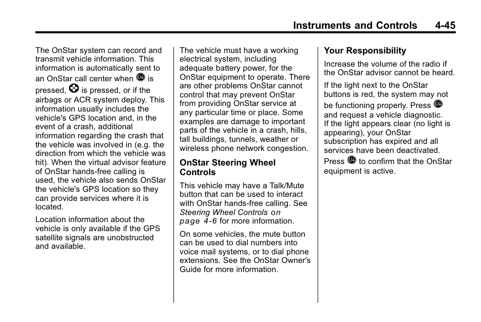 CHEVROLET 2010 Equinox User Manual | Page 137 / 410