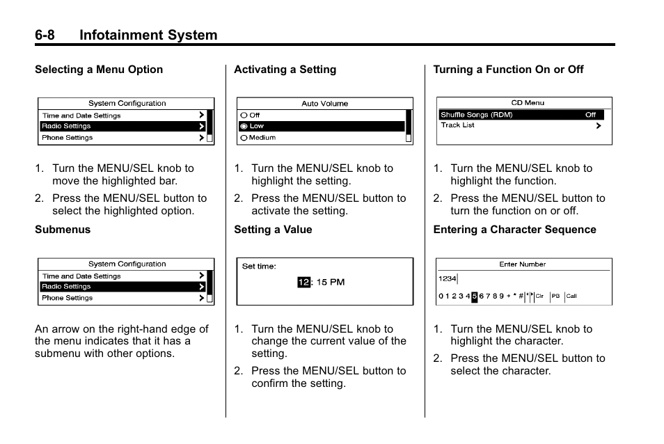 8 infotainment system | CHEVROLET 2010 Equinox User Manual | Page 150 / 410