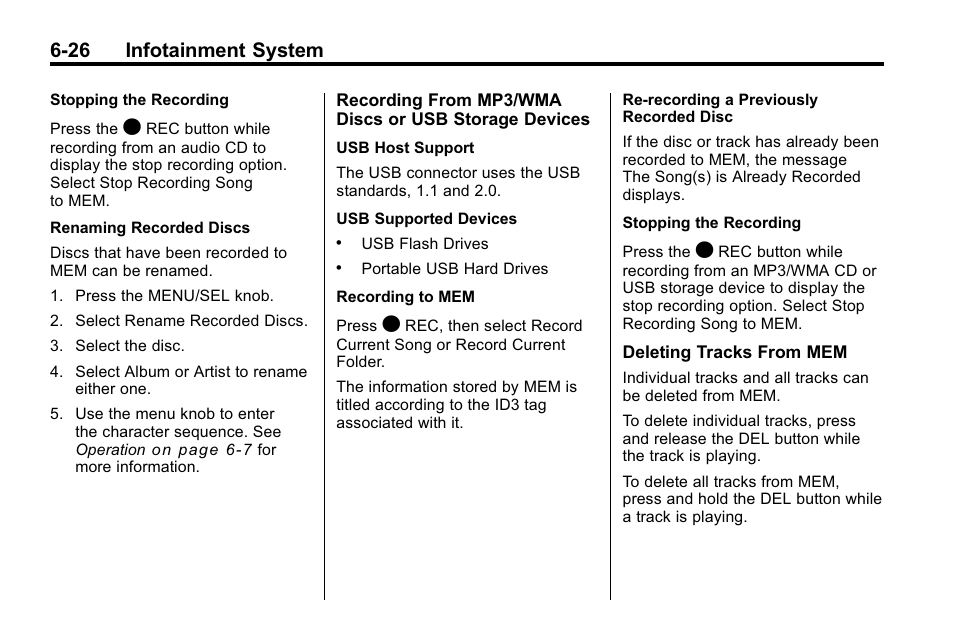 26 infotainment system | CHEVROLET 2010 Equinox User Manual | Page 168 / 410