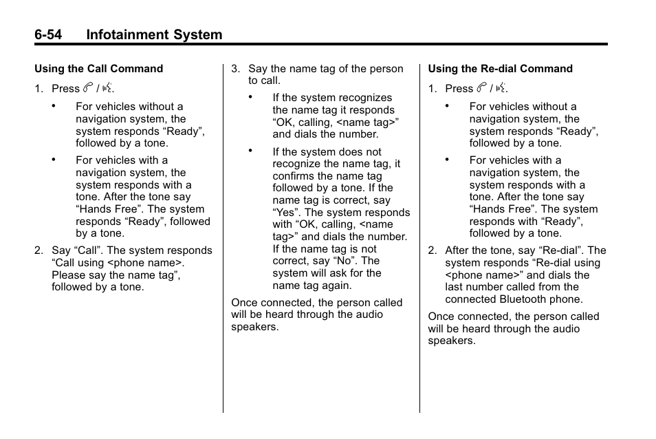 54 infotainment system | CHEVROLET 2010 Equinox User Manual | Page 196 / 410