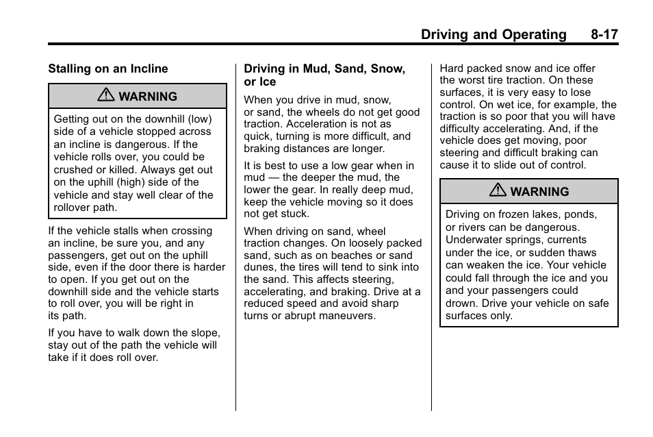 CHEVROLET 2010 Equinox User Manual | Page 231 / 410