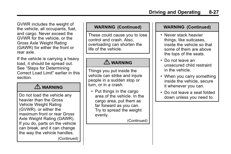 CHEVROLET 2010 Equinox User Manual | Page 241 / 410