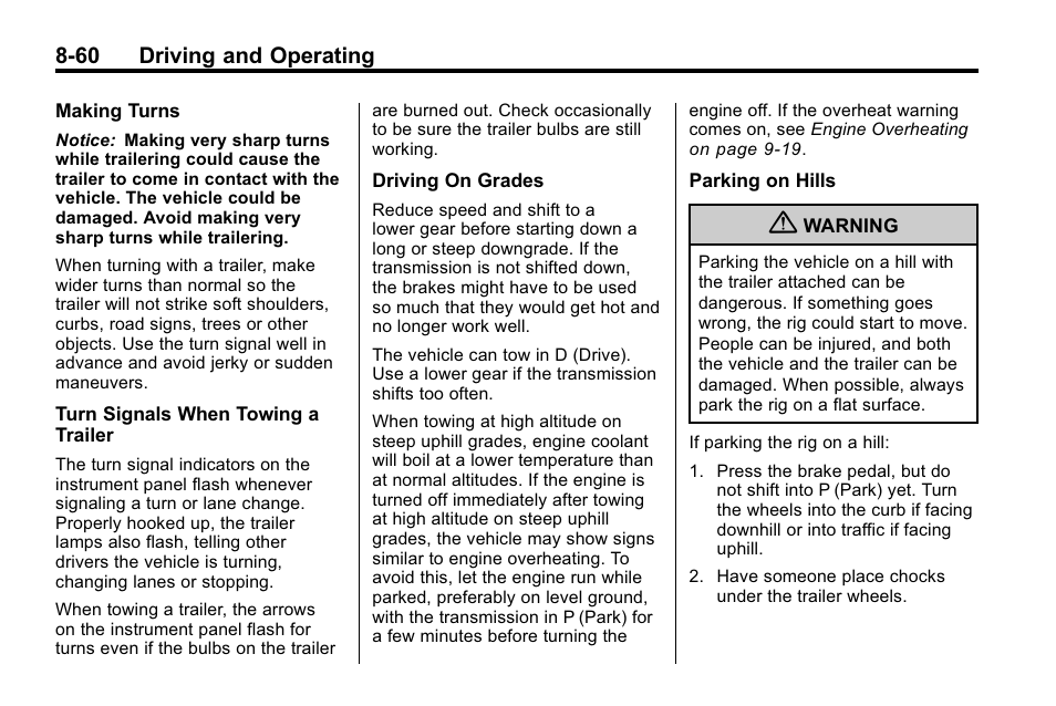 60 driving and operating | CHEVROLET 2010 Equinox User Manual | Page 274 / 410