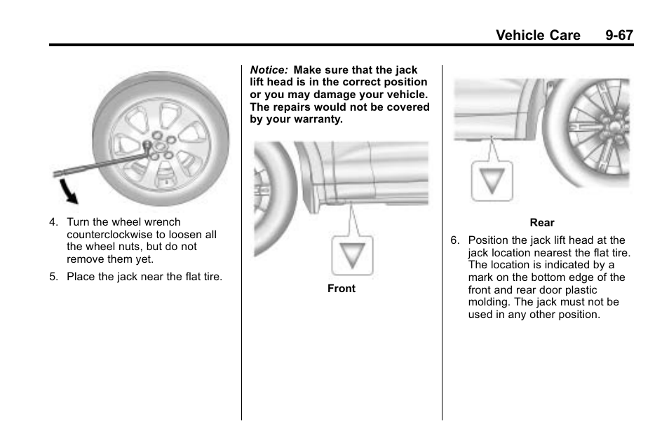 Vehicle care 9-67 | CHEVROLET 2010 Equinox User Manual | Page 345 / 410