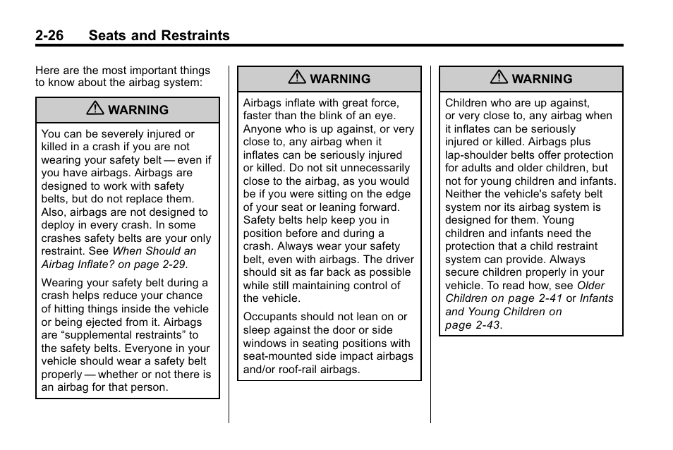 CHEVROLET 2010 Equinox User Manual | Page 52 / 410