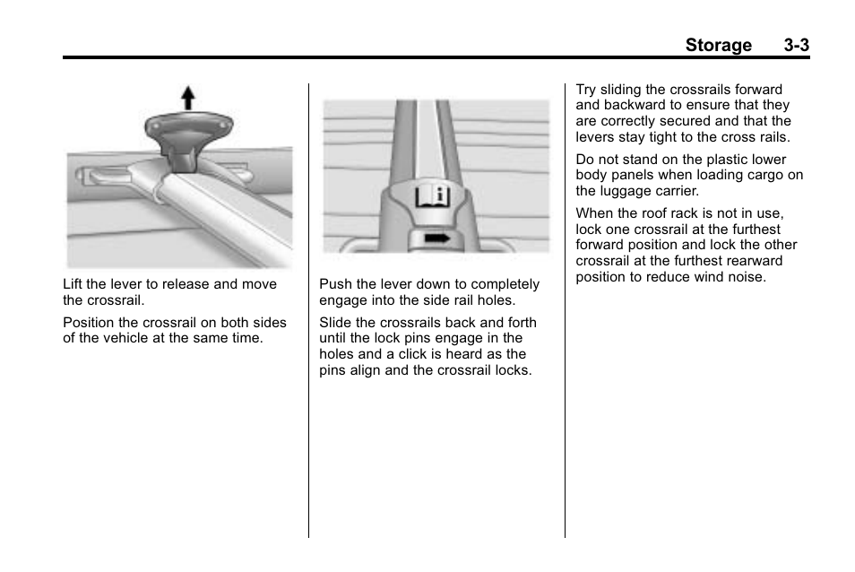 Storage 3-3 | CHEVROLET 2010 Equinox User Manual | Page 91 / 410