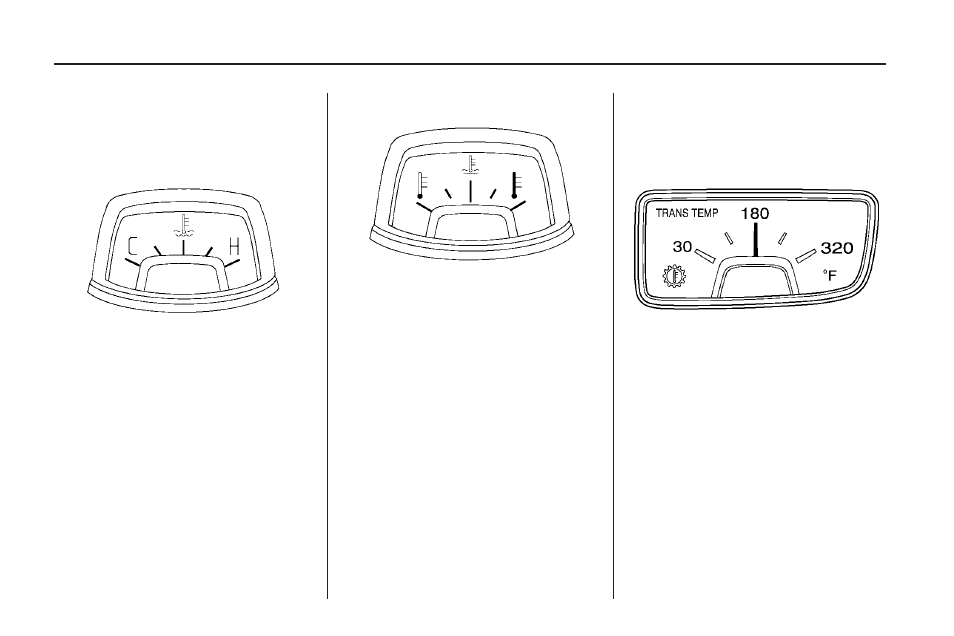 Engine coolant temperature gage, Transmission temperature gage | CHEVROLET 2010 Camaro User Manual | Page 94 / 372