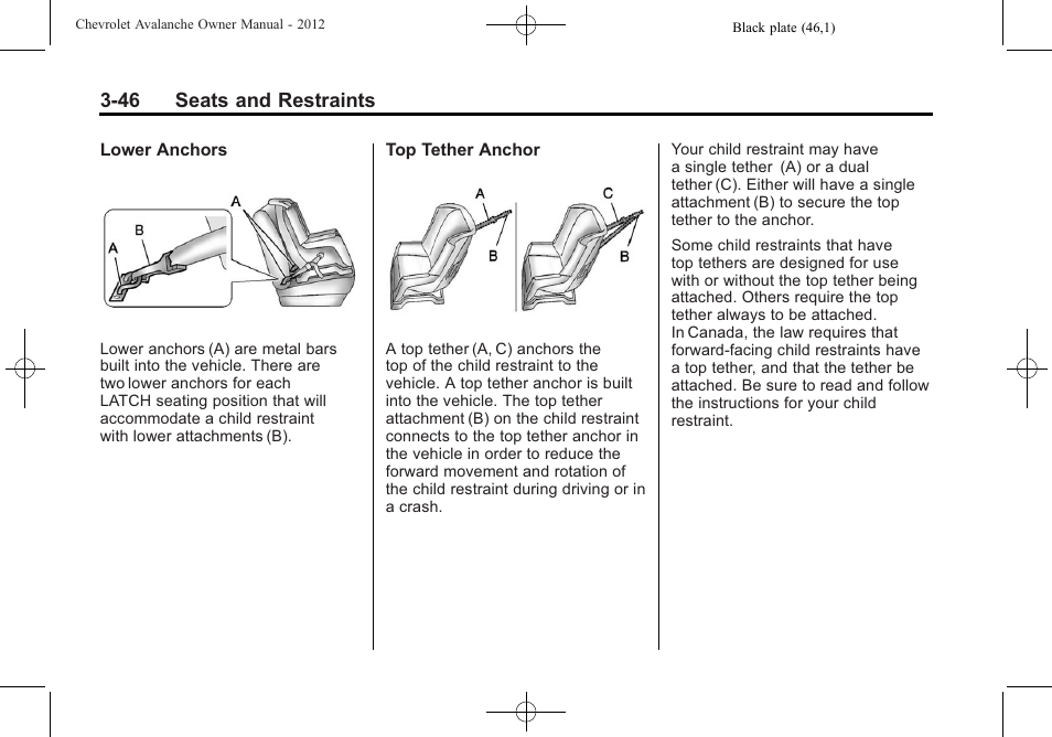 CHEVROLET 2010 Avalanche User Manual | Page 106 / 508