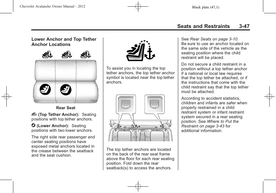 CHEVROLET 2010 Avalanche User Manual | Page 107 / 508