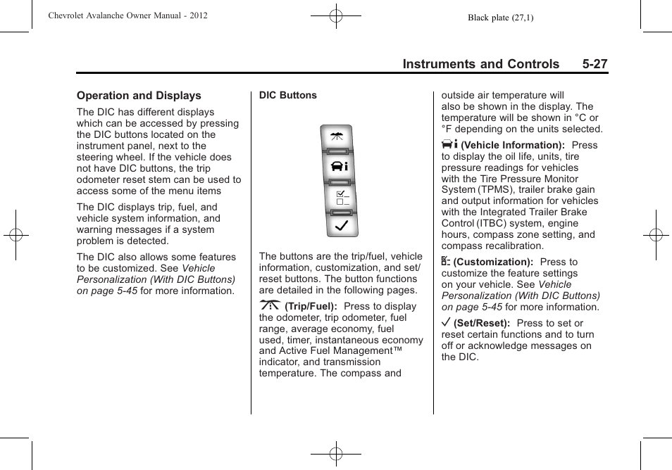CHEVROLET 2010 Avalanche User Manual | Page 157 / 508
