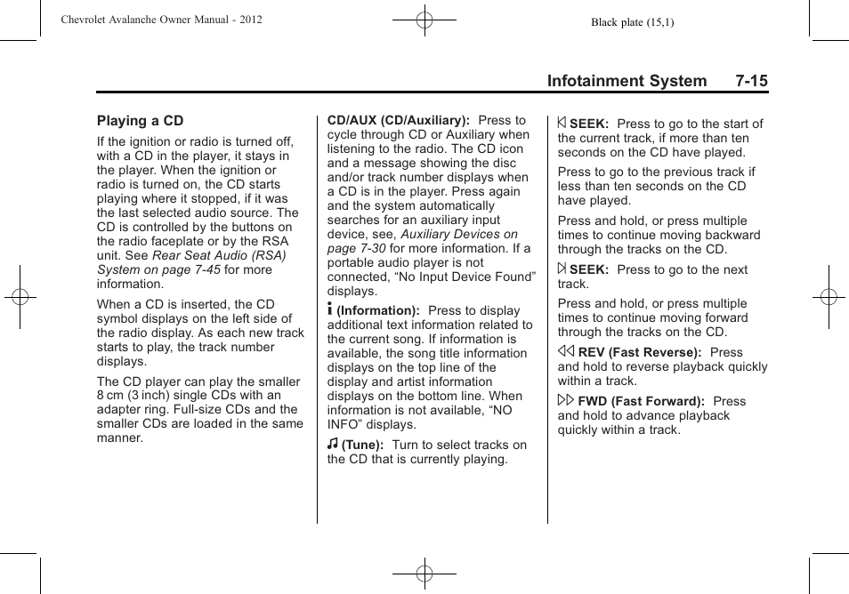 CHEVROLET 2010 Avalanche User Manual | Page 211 / 508