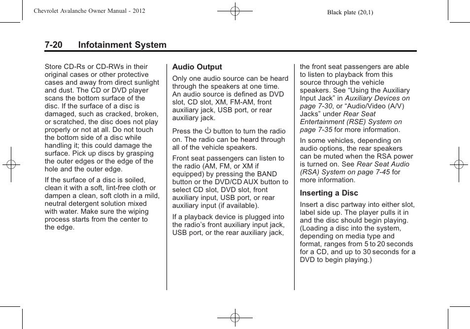 CHEVROLET 2010 Avalanche User Manual | Page 216 / 508