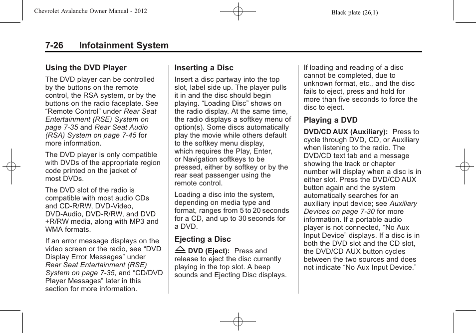 CHEVROLET 2010 Avalanche User Manual | Page 222 / 508