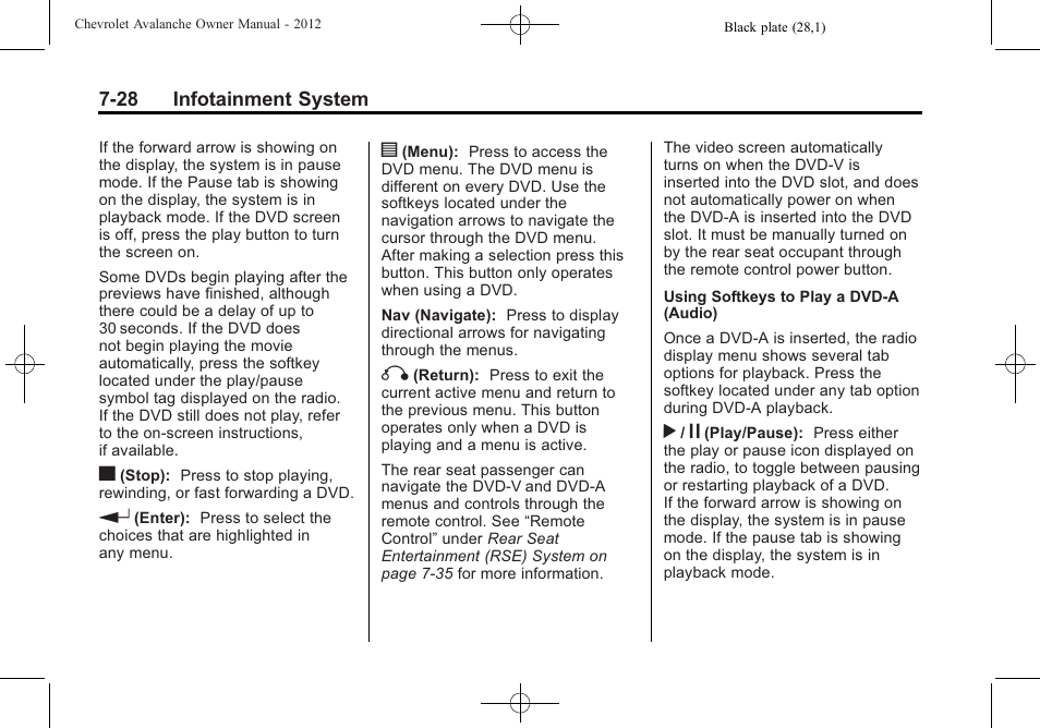 CHEVROLET 2010 Avalanche User Manual | Page 224 / 508