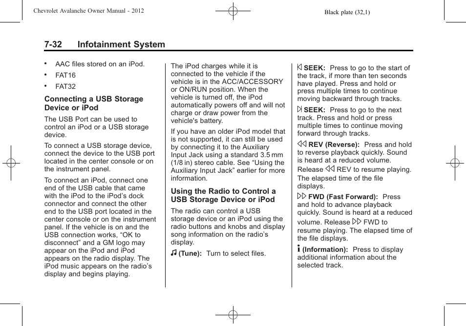 CHEVROLET 2010 Avalanche User Manual | Page 228 / 508