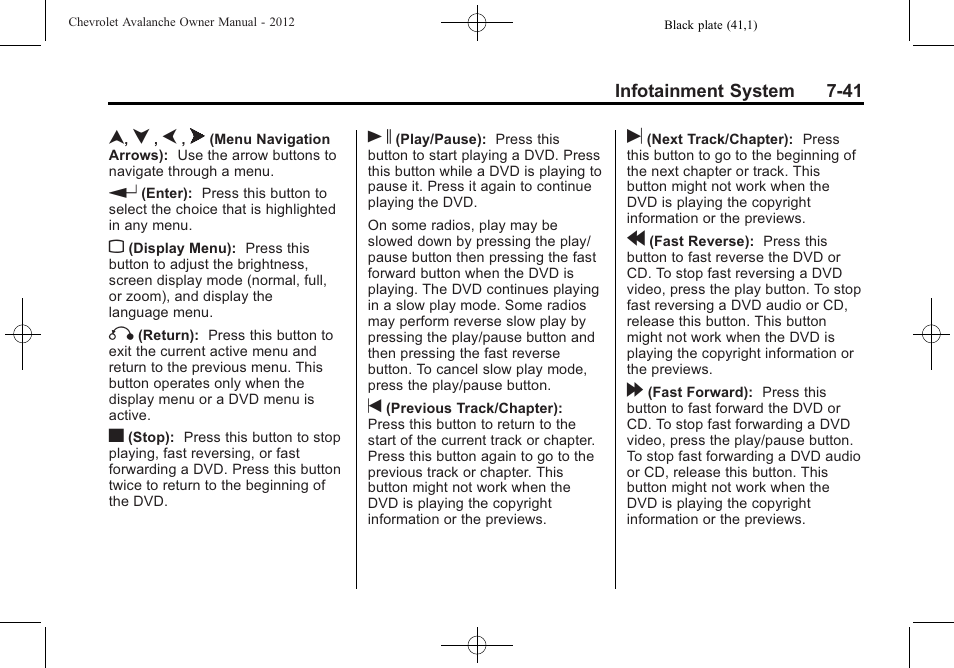 CHEVROLET 2010 Avalanche User Manual | Page 237 / 508