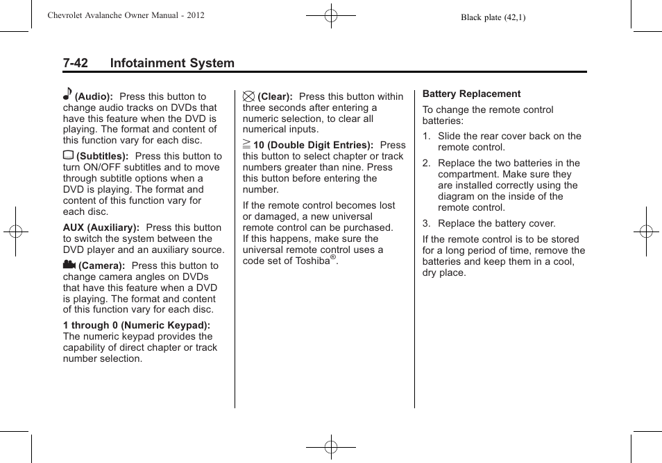 CHEVROLET 2010 Avalanche User Manual | Page 238 / 508