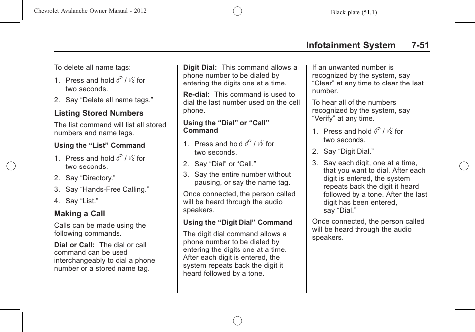 CHEVROLET 2010 Avalanche User Manual | Page 247 / 508