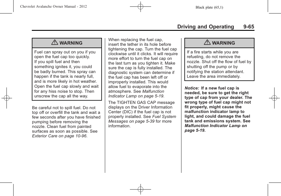 CHEVROLET 2010 Avalanche User Manual | Page 325 / 508