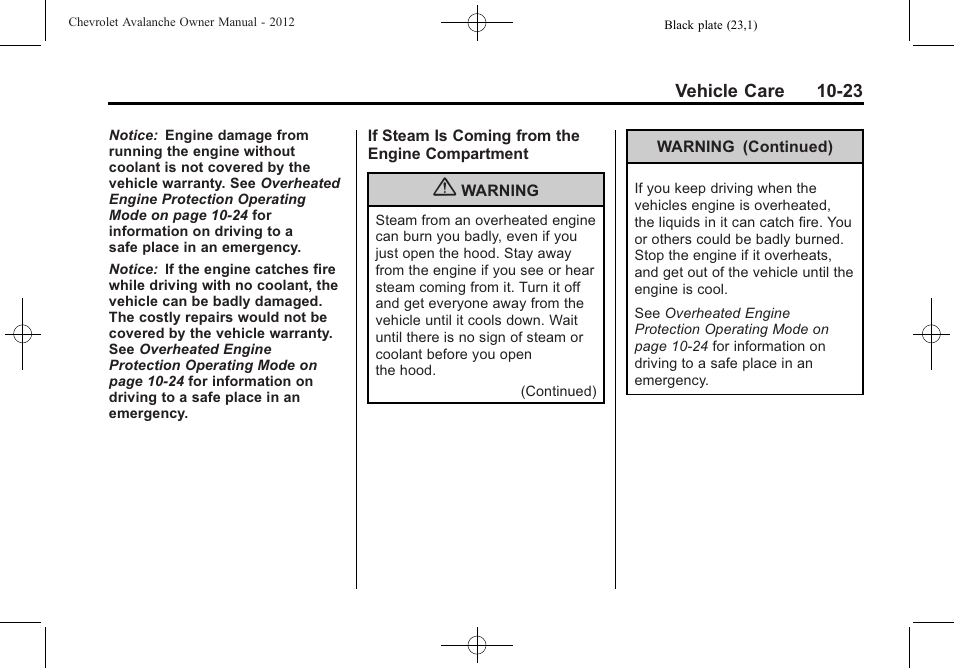 CHEVROLET 2010 Avalanche User Manual | Page 367 / 508