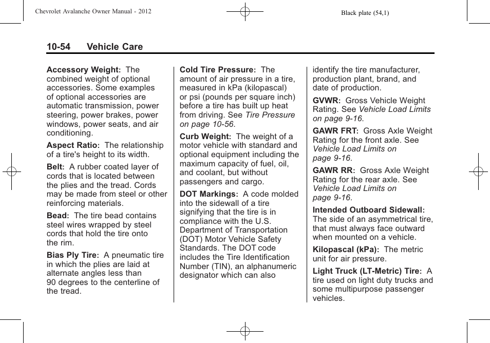 CHEVROLET 2010 Avalanche User Manual | Page 398 / 508