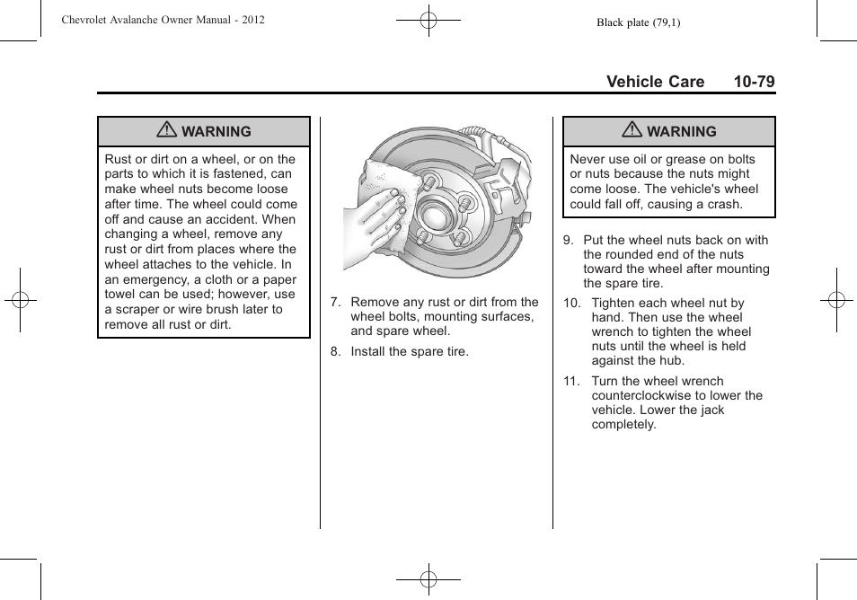 CHEVROLET 2010 Avalanche User Manual | Page 423 / 508