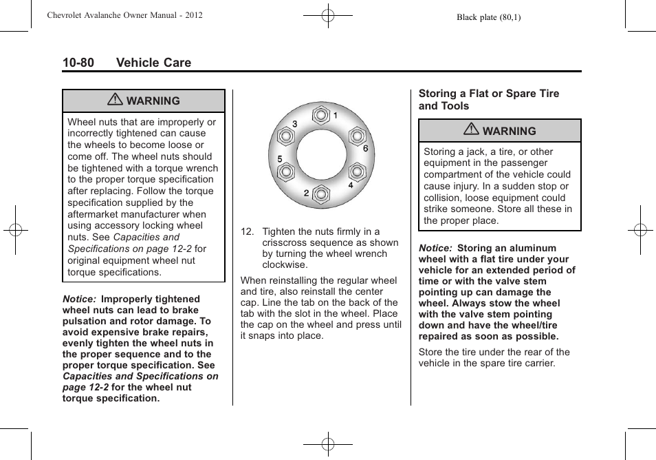 CHEVROLET 2010 Avalanche User Manual | Page 424 / 508