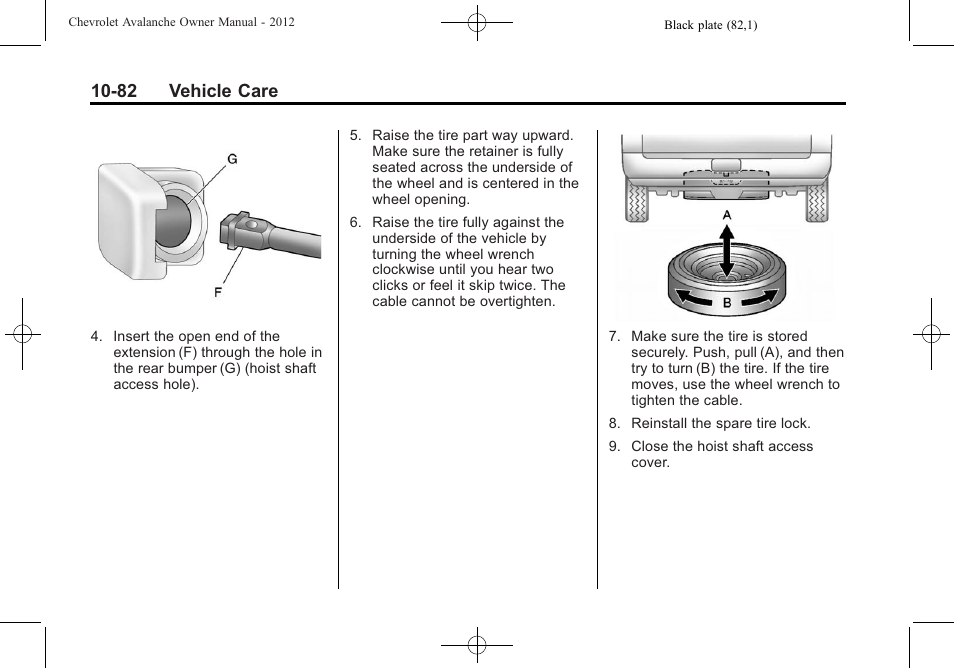 82 vehicle care | CHEVROLET 2010 Avalanche User Manual | Page 426 / 508