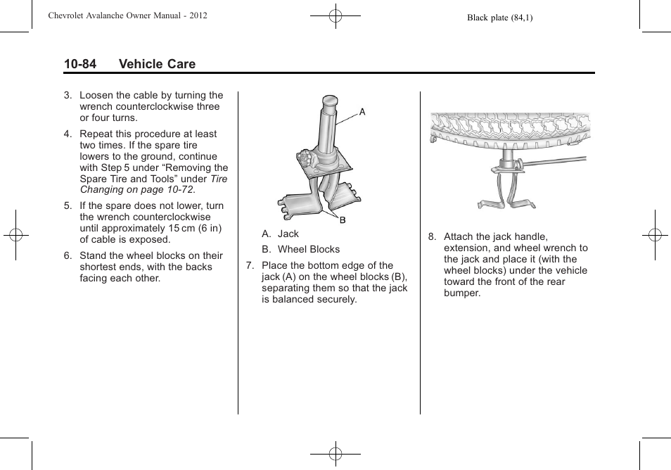 84 vehicle care | CHEVROLET 2010 Avalanche User Manual | Page 428 / 508
