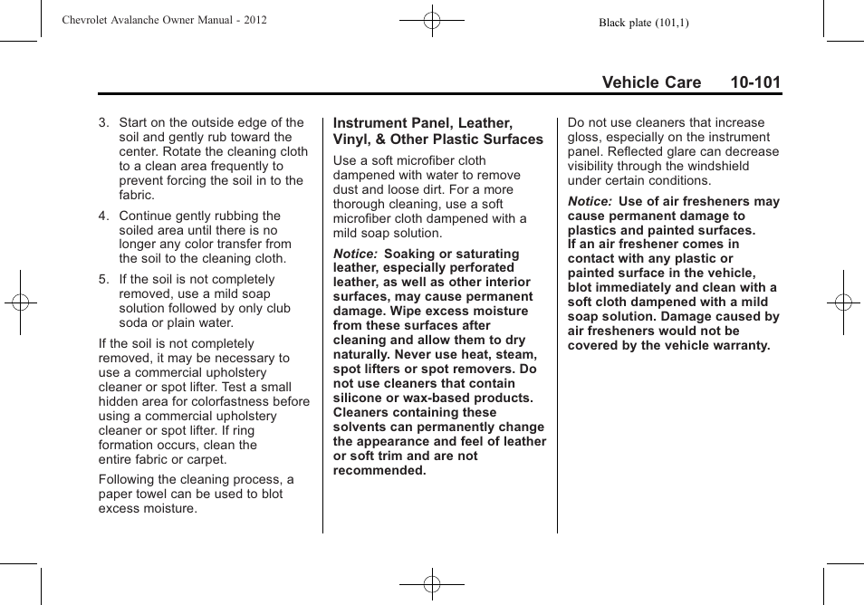 CHEVROLET 2010 Avalanche User Manual | Page 445 / 508