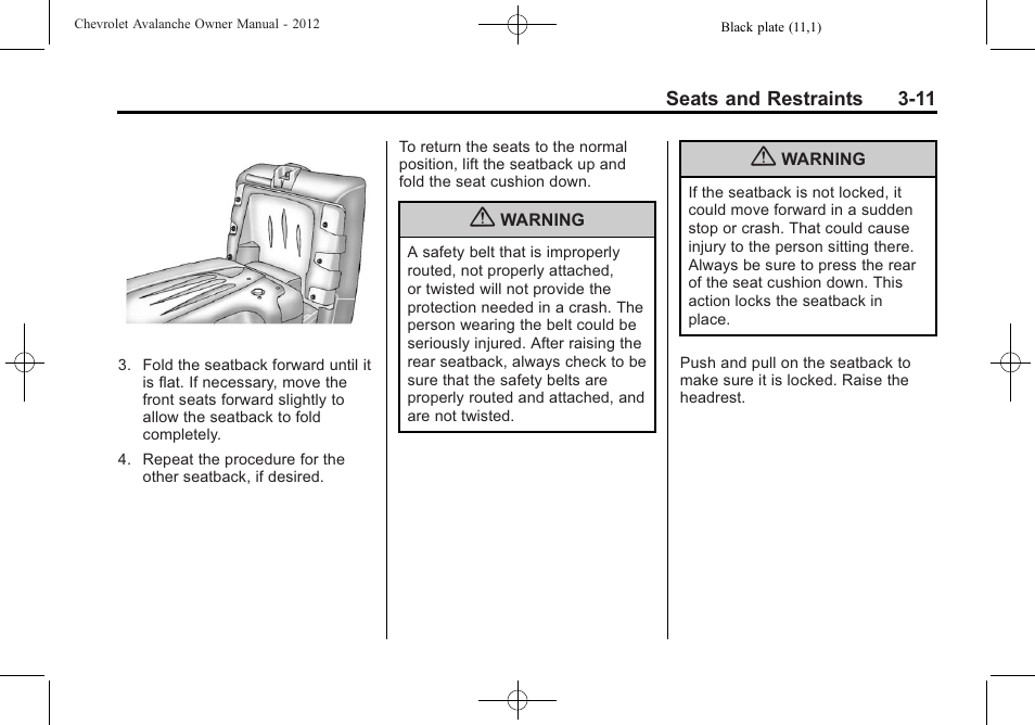 CHEVROLET 2010 Avalanche User Manual | Page 71 / 508
